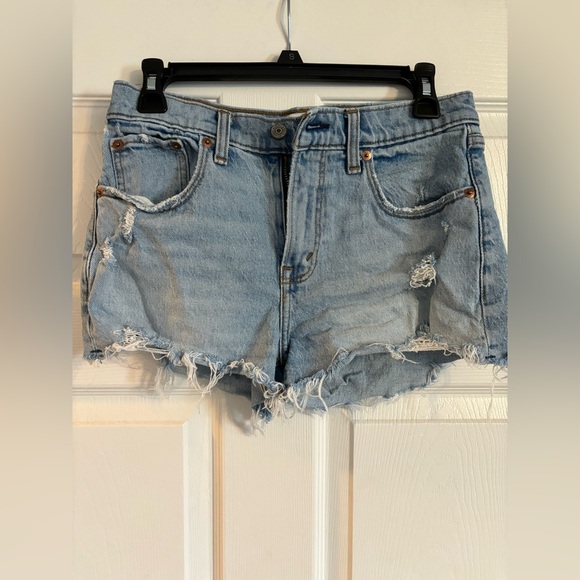 Abercrombie denim mom short mid rise - Picture 2 of 3